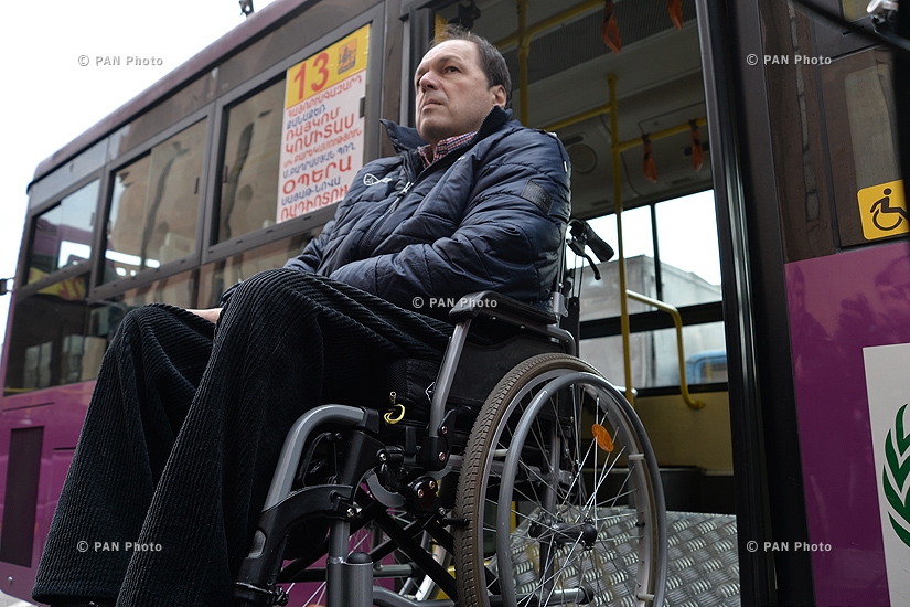 Commissioning buses adapted for transportation of people with disabilities