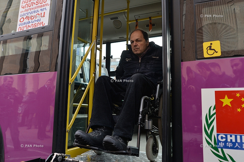 Commissioning buses adapted for transportation of people with disabilities