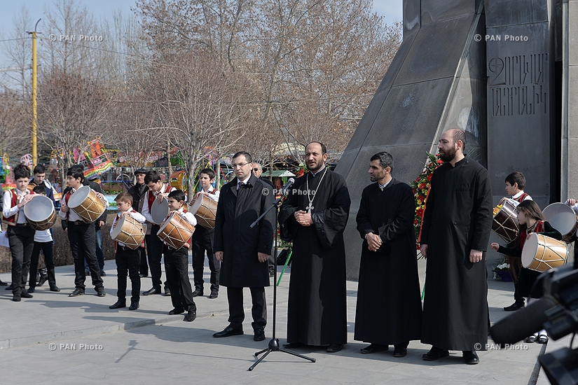 Wreath-laying ceremony dedicated to 150th birth anniversary of General Andranik Ozanyan