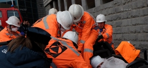 Специальные тактические учения «Осуществление незамедлительных аварийно-восстановительных и поисково-спасательных работ в полуразрушенном в результате бомбардировки здании»