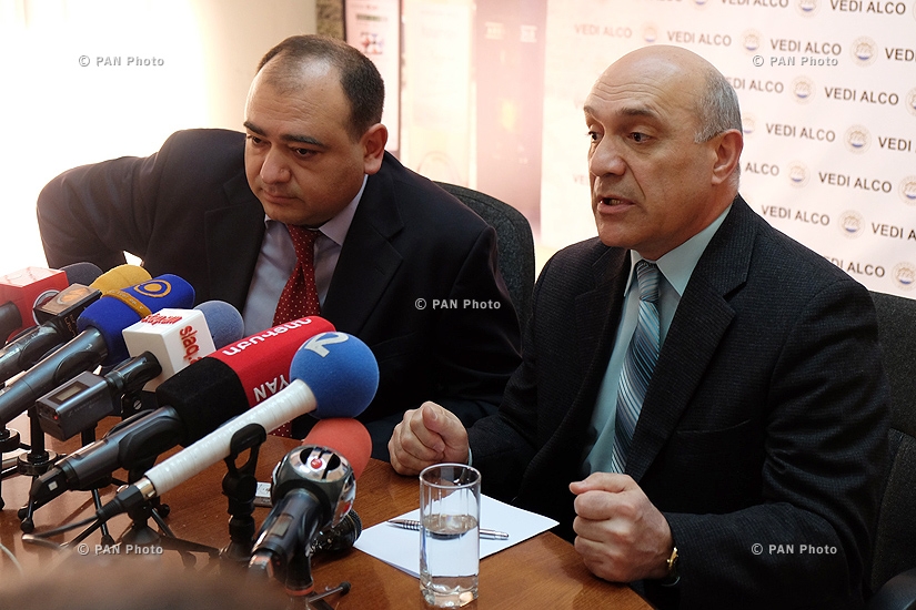Press conference of committee for protection of freedom of speech Ashot Melikyan
