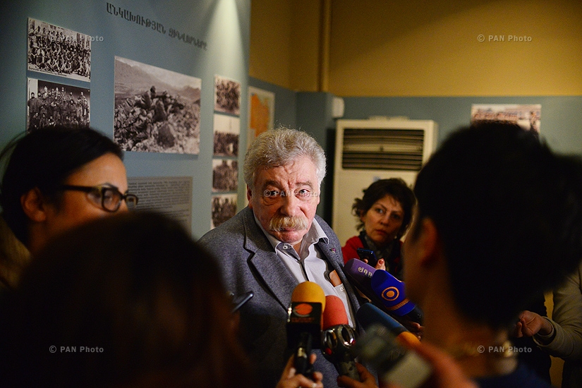 Director of the Russian Museum of Ethnography Vladimir Grusman visits History Museum of Armenia