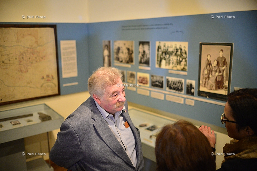Ռուսաստանի ազգագրության թանգարանի տնօրեն Վլադիմիր Գրուսմանի շրջայցը Հայաստանի պատմության թանգարանում
