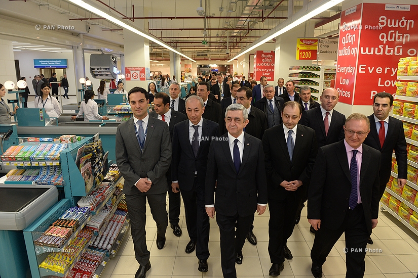 Carrefour supermarket opens in Yerevan