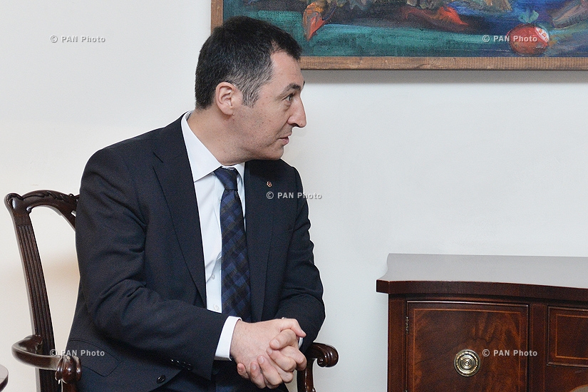 RA Minister of Foreign Affairs Edward Nalbandyan receives Co-Chairman of the German Green Party, Bundestag deputy  Cem Özdemir