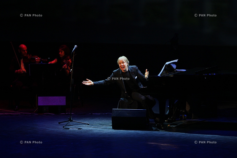 Концерт французского пианиста Ричарда Клайдермана в Ереване