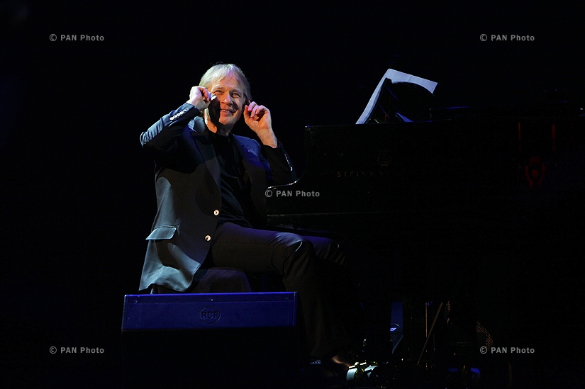 Concert of French pianist Richard Clayderman in Yerevan