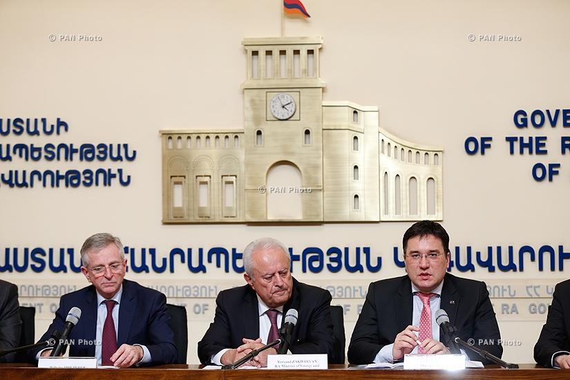 Երվանդ Զախարյանի, Անդրես Լունդի, Տրայան Հրիստեայի, Վիլհելմ Մորտերերի և Յան Բլումի մամուլի ասուլիսը