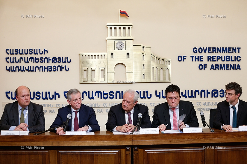Երվանդ Զախարյանի, Անդրես Լունդի, Տրայան Հրիստեայի, Վիլհելմ Մորտերերի և Յան Բլումի մամուլի ասուլիսը