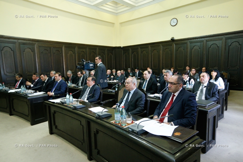 Правительство РА: Заседание Правительства