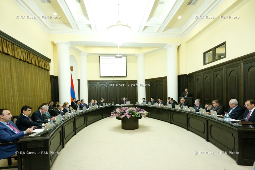 Правительство РА: Заседание Правительства