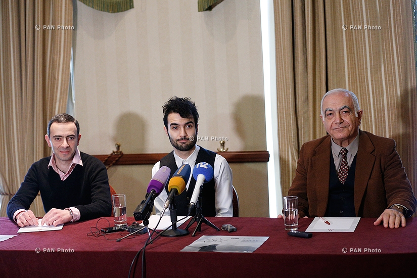 Press conference of pianist, composer Tigran Hamasyan