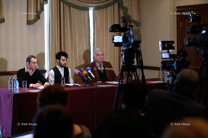 Press conference of pianist, composer Tigran Hamasyan