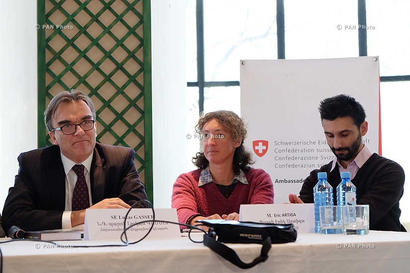 Joint press conference of he Embassy of French and Swiss Embassies to Armenia