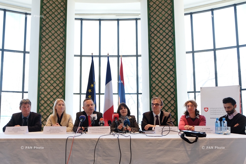 Совместная пресс-конференция Посольств Франции и Швейцарии в Армении