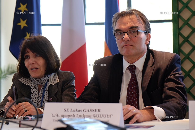 Совместная пресс-конференция Посольств Франции и Швейцарии в Армении
