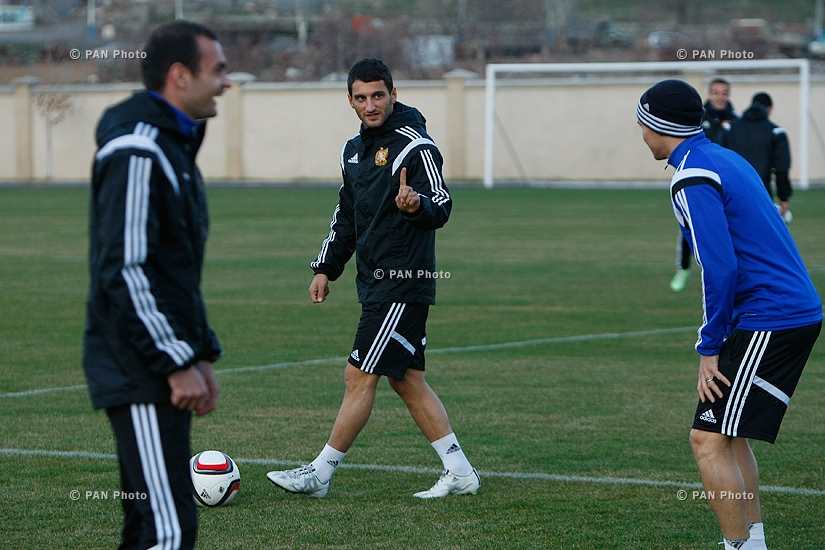 Open training of Armenian National Football Team