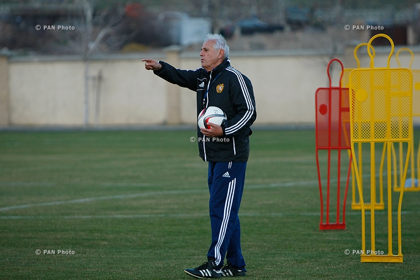 Open training of Armenian National Football Team