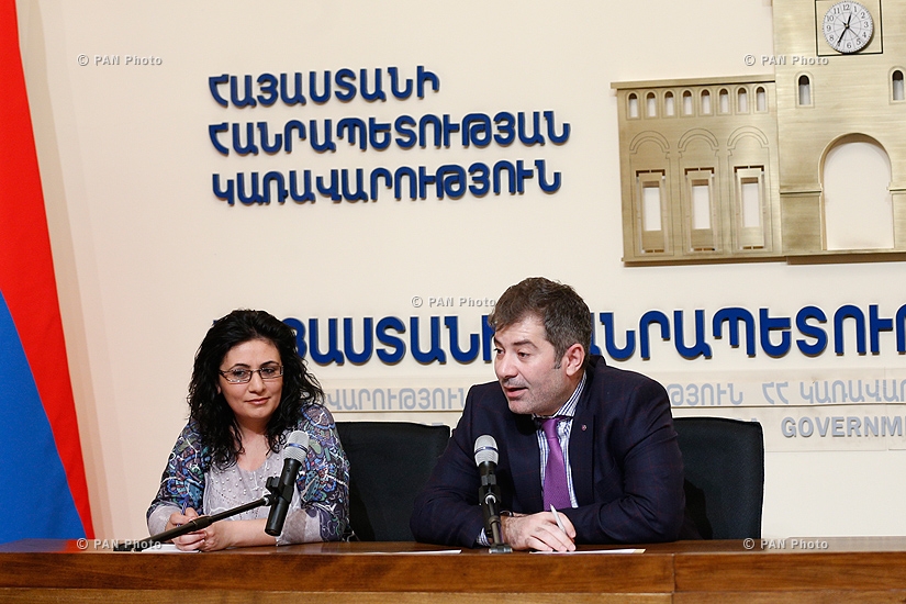 Press conference of Executive director of Armenian National Competitiveness Foundation Arman Khachatryan