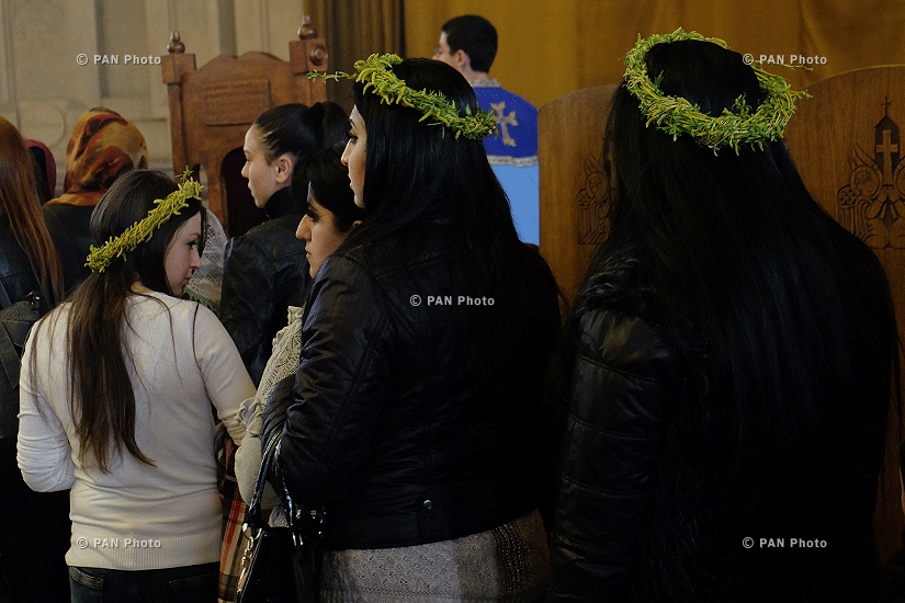 Ծաղկազարդի տոնը Երևանում