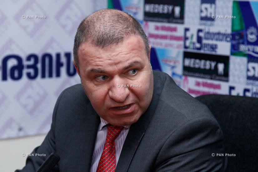 Press conference of MP from Prosperous Armenia Party  Mikael Melkumyan