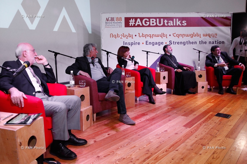 Discussions entitled #AGBUtalks in the frames of the AGBU 88th General Assembly. Day 1