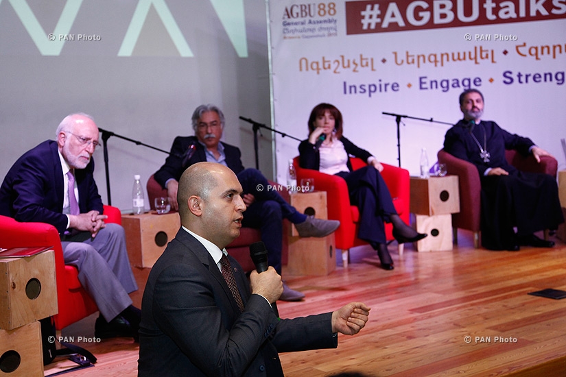 Discussions entitled #AGBUtalks in the frames of the AGBU 88th General Assembly. Day 1