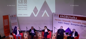 Discussions entitled #AGBUtalks in the frames of the AGBU 88th General Assembly. Day 1