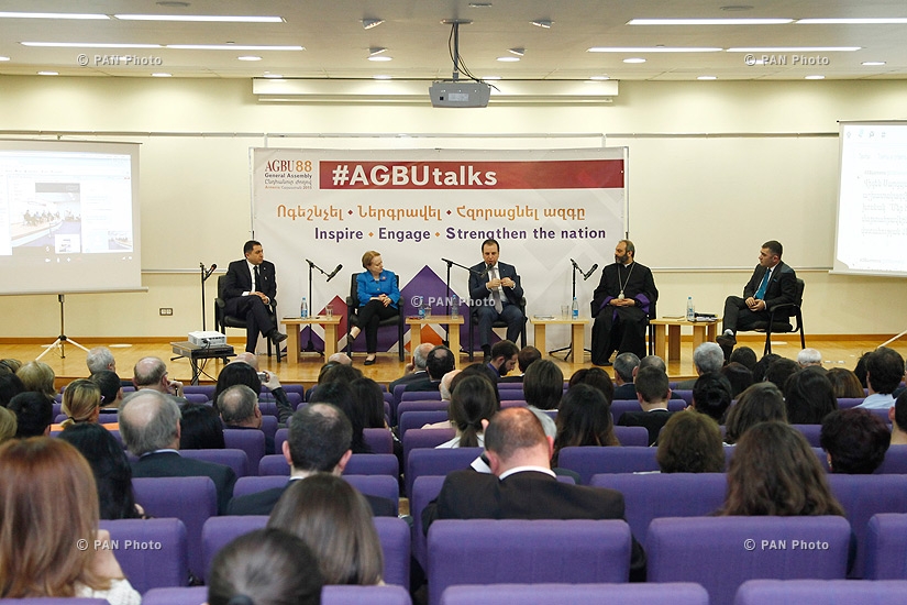 Discussions entitled #AGBUtalks in the frames of the AGBU 88th General Assembly. Day 2