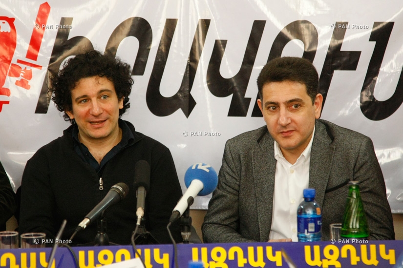 Press conference of conductors Alain Altinoglu and  Eduard Topchyan, cellist Alexander Chaushyan and Director of the Armenian State Philharmonic Orchestra Ruzanna Sirunyan