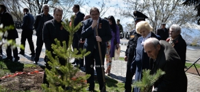 «Аллея Памяти» в честь 70-летия Победы советского народа в Великой Отечественной войне