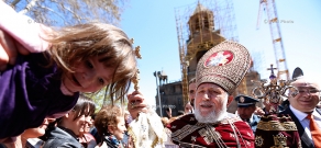 Пасхальная литургия в Первопрестольном Святом Эчмиадзине