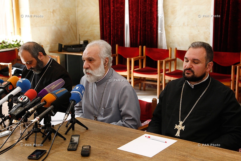 Press conference on canonization ceremony of the Armenian Genocide victims