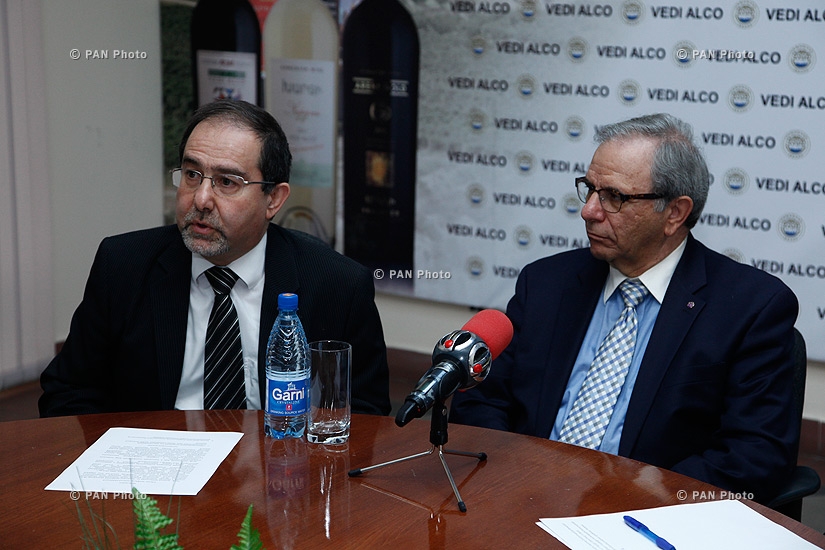 Press conference of Vahram Shemmassian, a CSUN professor of Armenian Studies