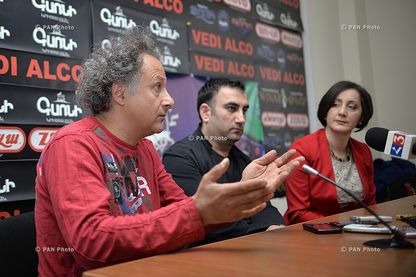 Press conference of actor Sergey Danielyan and director Suren Shahverdyan