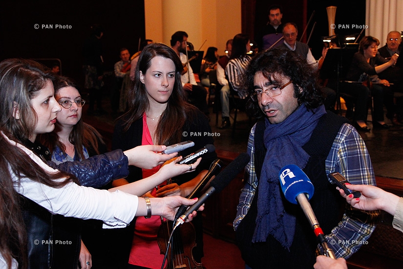 Пресс-конференция итальянской скрипачки Франчески Дего