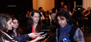 Press conference of Italian violinist Francesca Dego 