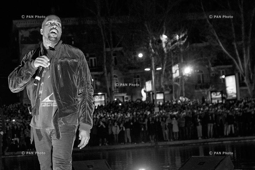 Kanye West's live concert in Yerevan