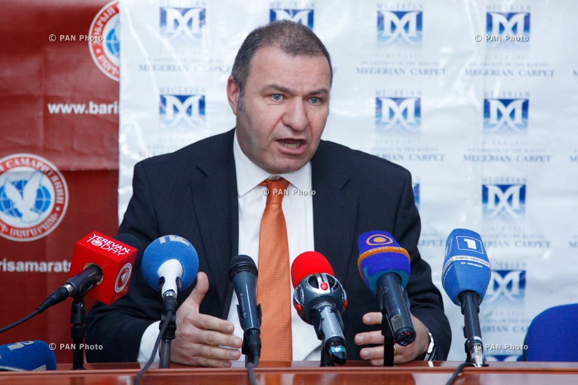 Press conference of MP from Prosperous Armenia Party Mikael Melkumyan