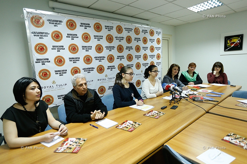 Пресс-конференция членов хора «Маленькие певцы Армении» и директора хора Татевик Арутюнян