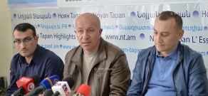 Press conference with the participation of taxi drivers 