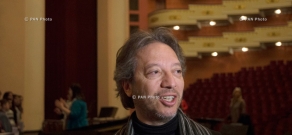Press conference of conductor George Pehlivanian