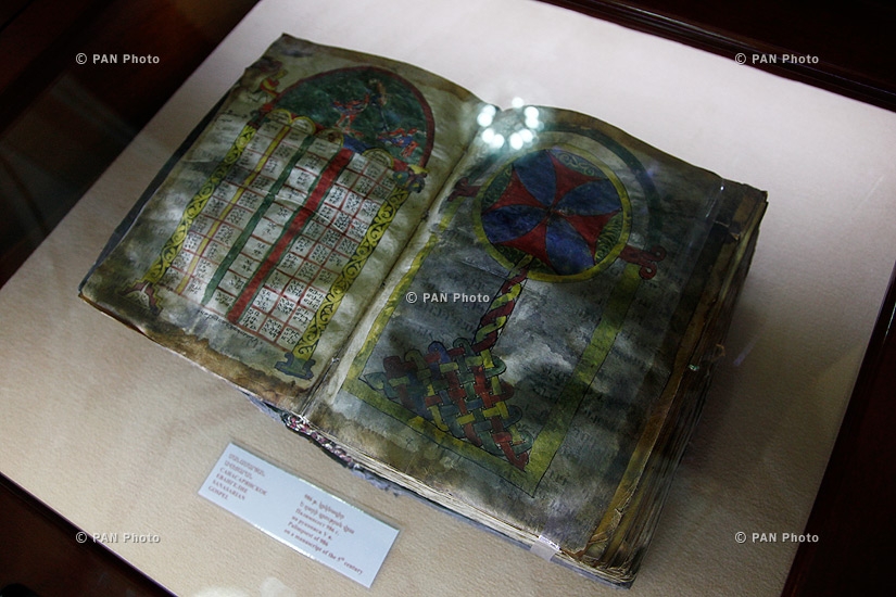 Saved manuscripts exhibit opens in Matenadaran, dedicated to Armenian Genocide Centennial