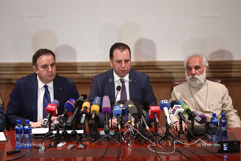 Press conference on the events commemorating the Armenian Genocide centenary