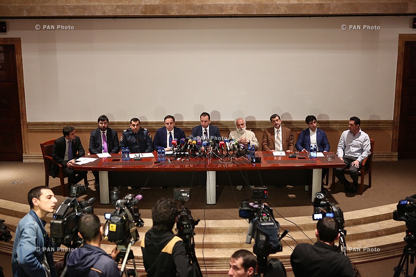 Press conference on the events commemorating the Armenian Genocide centenary