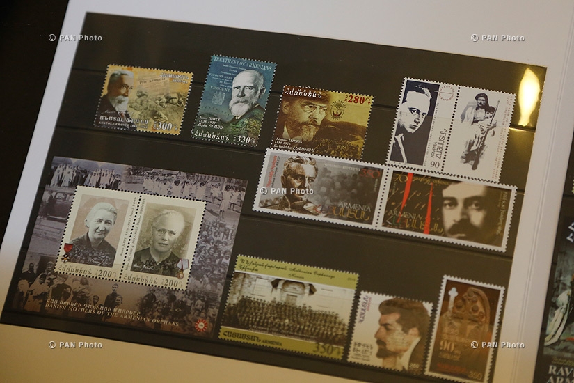 Церемония погашения почтовой марки «Анатоль Франс», посвященной 100-ой годовщине Геноцида армян 