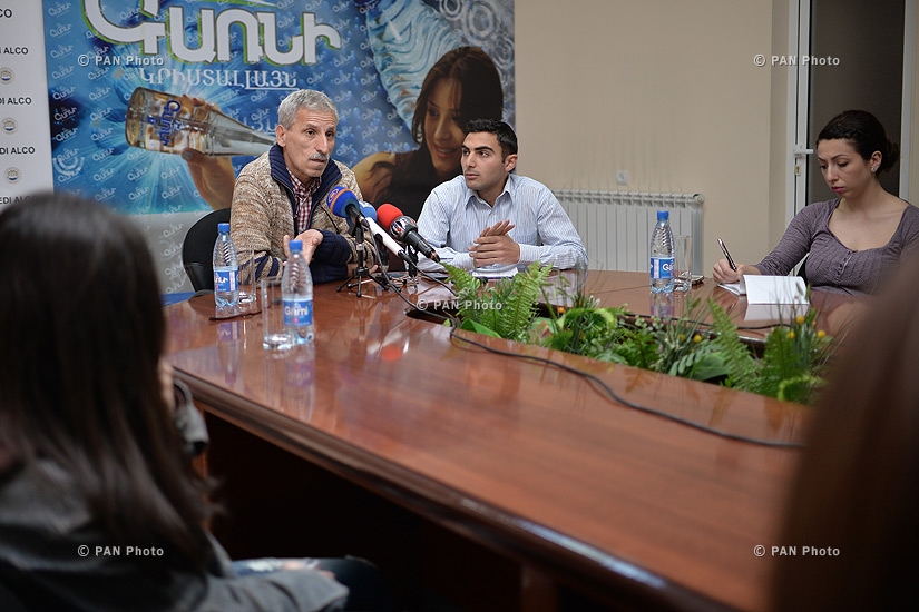 Press conference of Vazgen Sisilyan