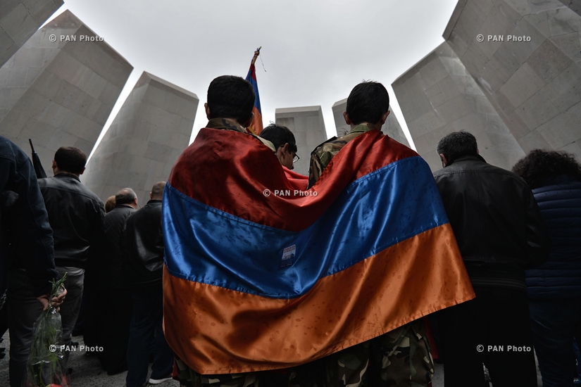  Armenian Genocide Centennial commemoration ceremony at Tsitsernakaberd Memorial