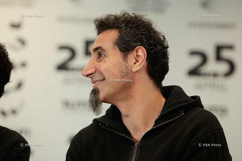 Press conference of Serj Tankian, Tigran Mansurian, Tigran Hamasyan and Lilit Pipoyan at TUMO