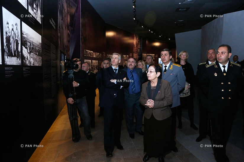 Делегации из СПИСА РА и Международного союза судебных исполнителей посетили мемориал Геноцида армян 